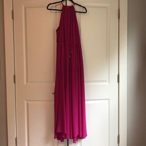 Pink maxi dress